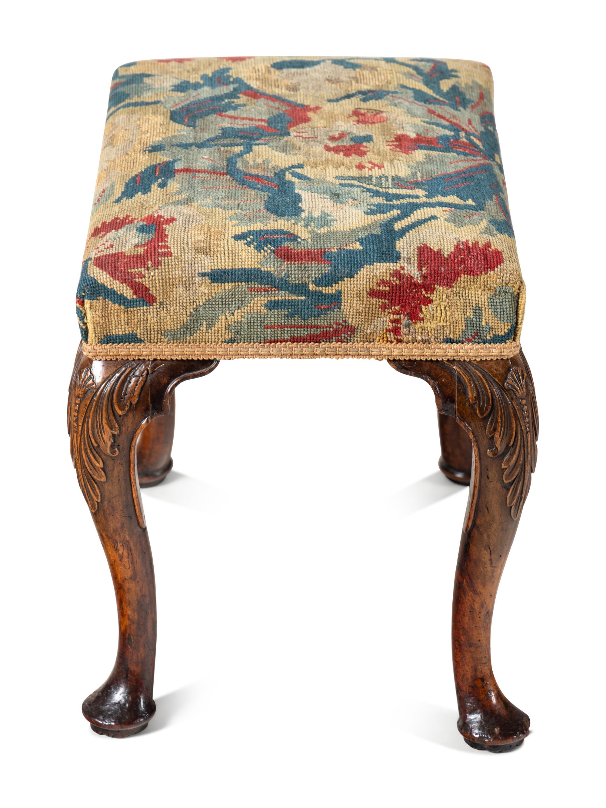 A George II Mahogany Stool