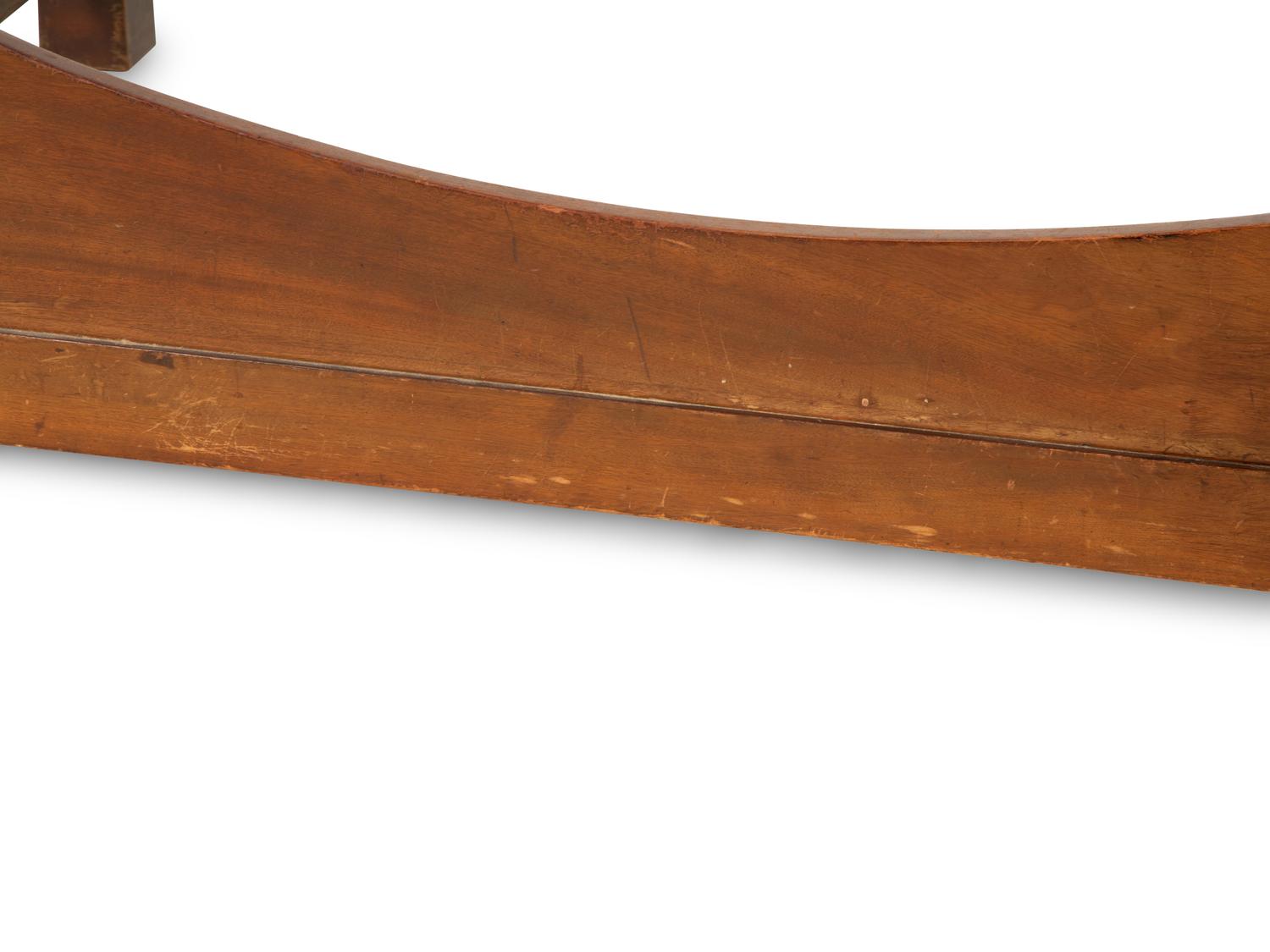 An Empire Mahogany and Parcel Gilt Day Bed