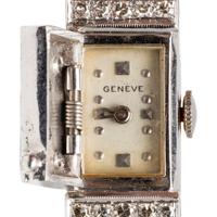 GENÈVE, WHITE GOLD AND DIAMOND SURPRISE WATCH