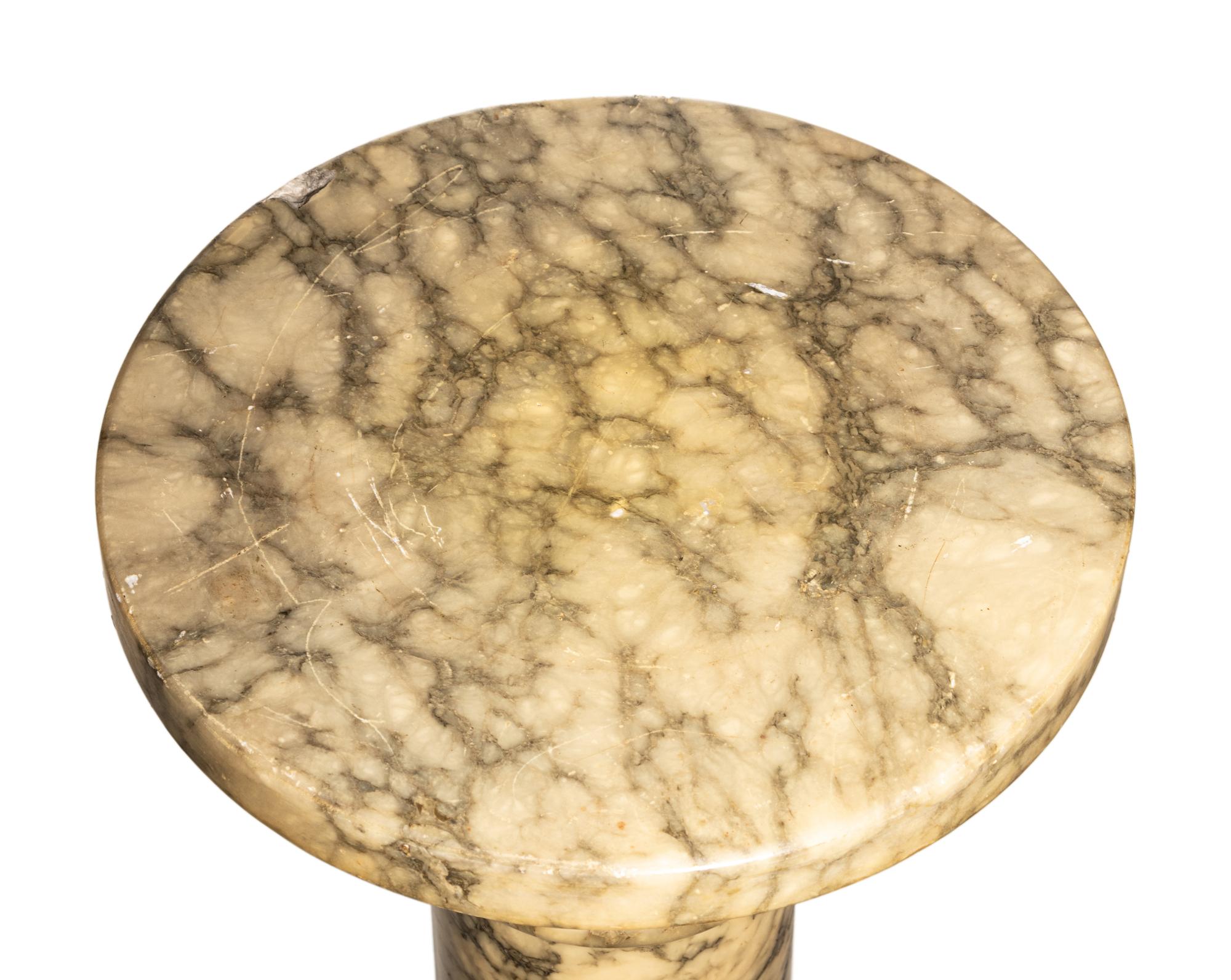 A Continental Marble Pedestal
