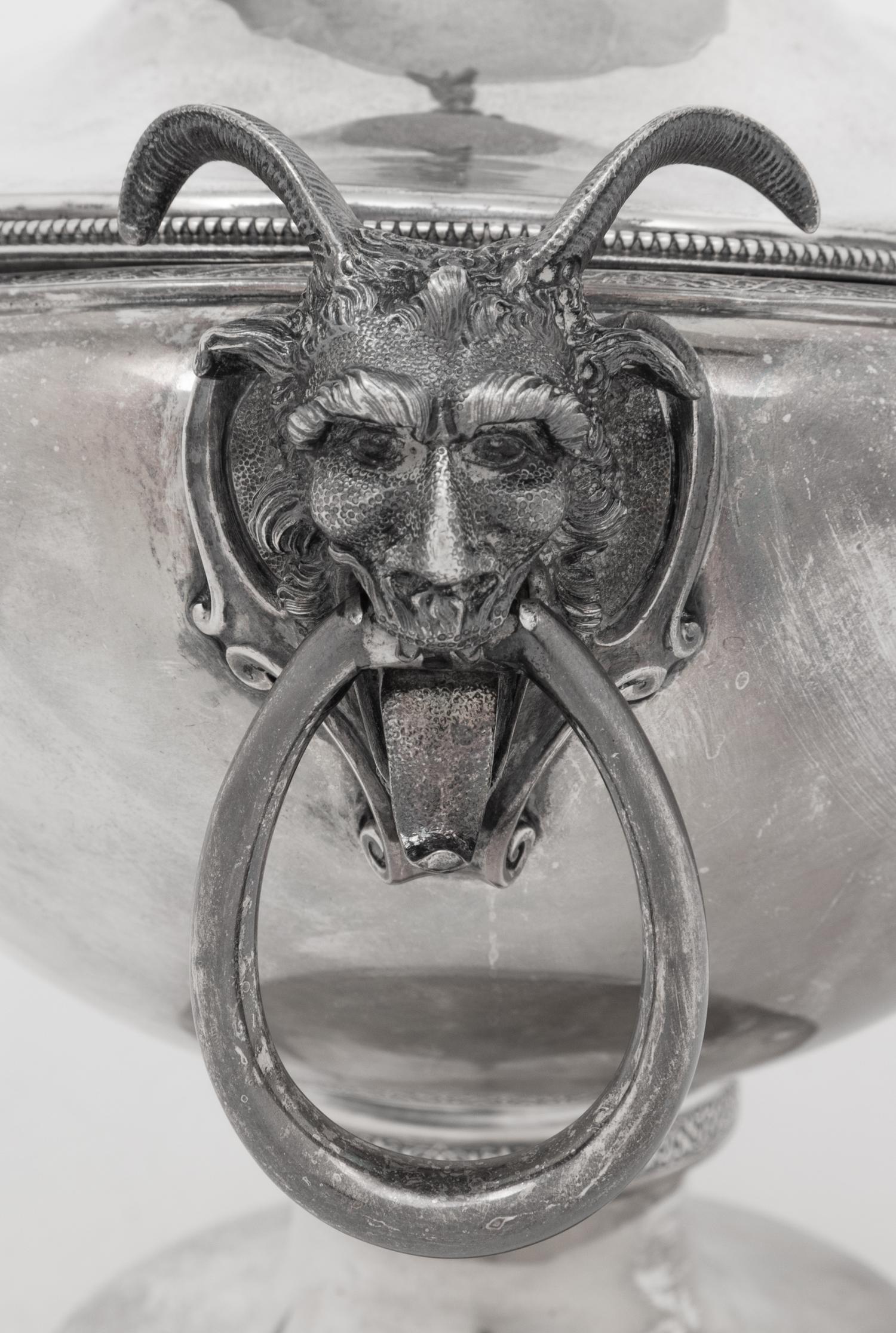 An American Silver Covered Tureen