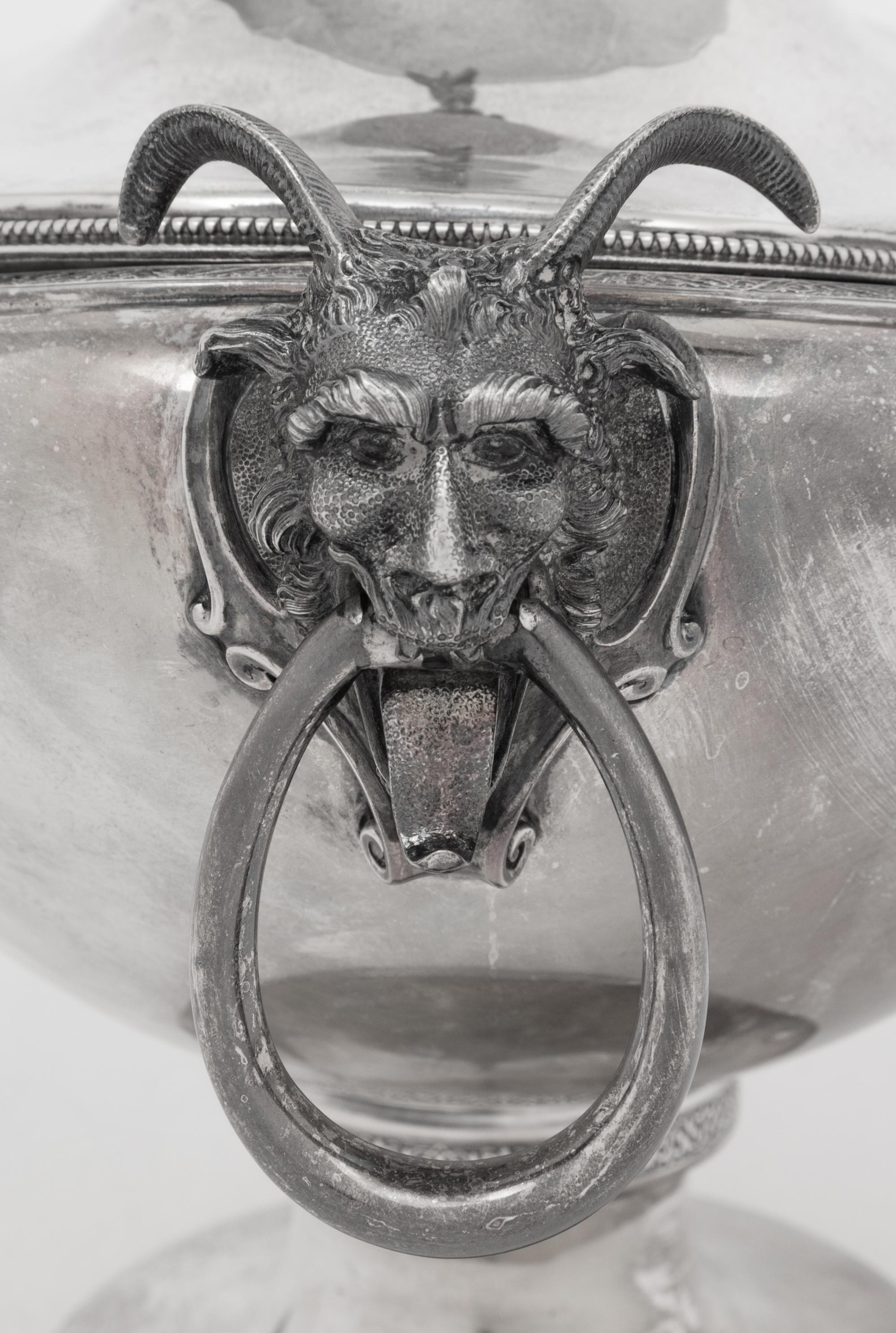 An American Silver Covered Tureen