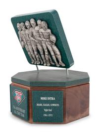 Mike Ditka's NFL 75th Anniversary All-Time Team Trophy Formerly Displayed at Mike Ditka's Restaurant
