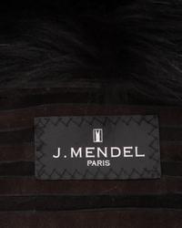 J. Mendel Mink Fur Sleeveless Tunic with Raccoon Fur Collar