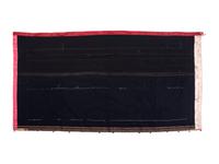 Osage Ribbonwork and Beaded Wool Skirt