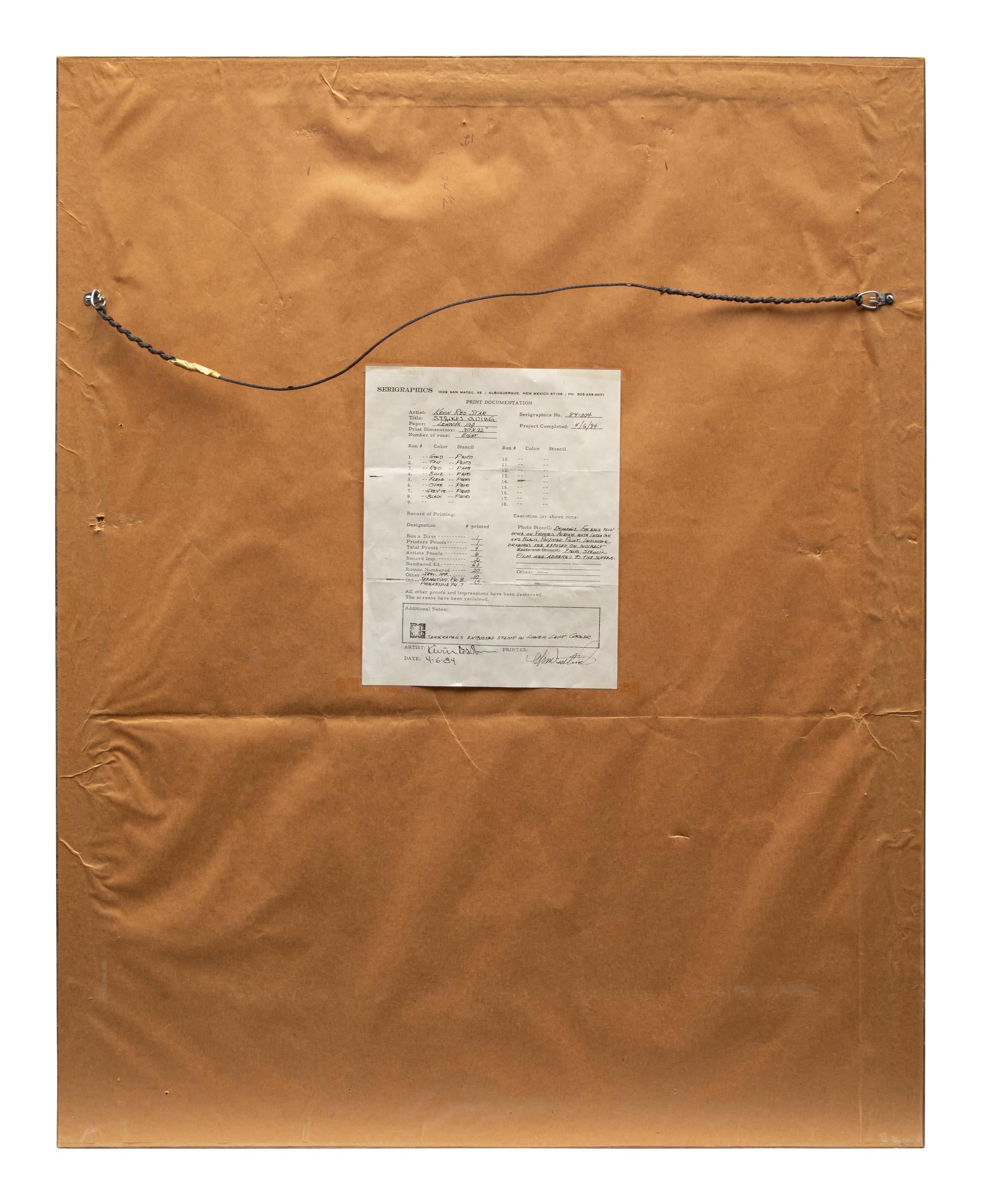 Strikes Going, Artist's Proof
