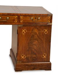 A Regency Pedestal Desk