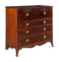 A Regency Mahogany Bureau Chest
