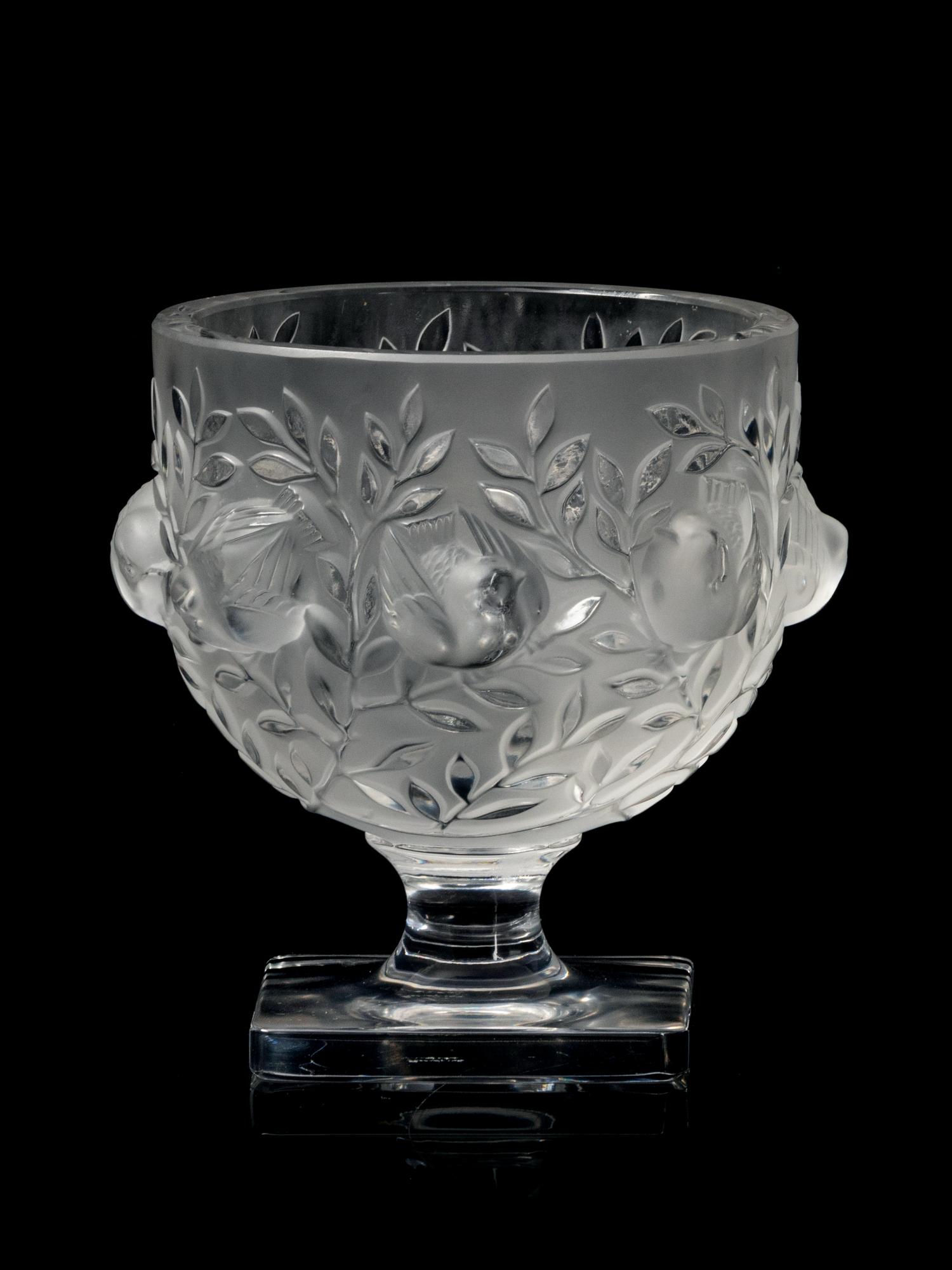 Three Lalique Table Articles