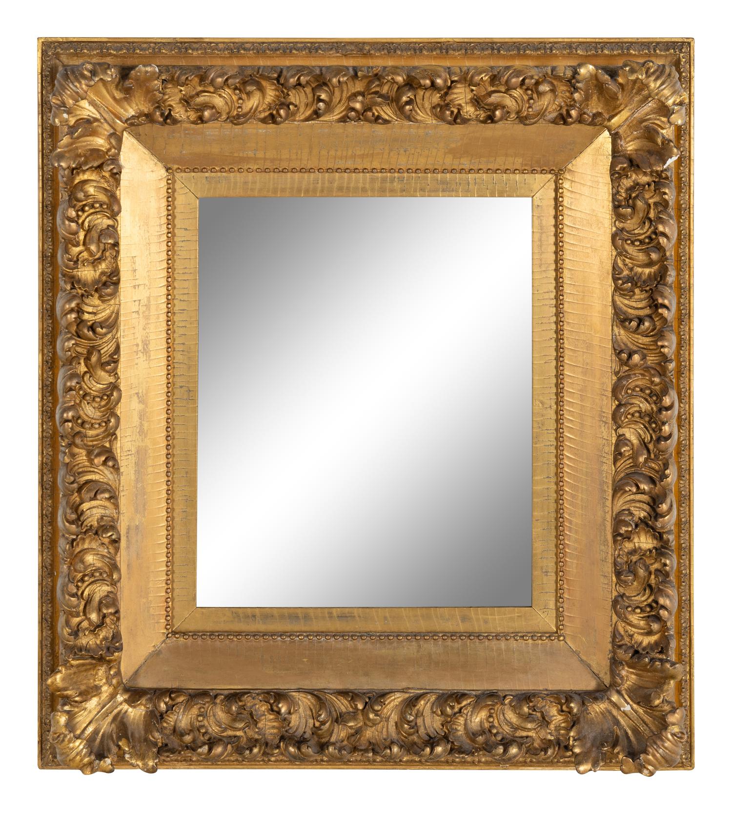 A Continental Giltwood Mirror