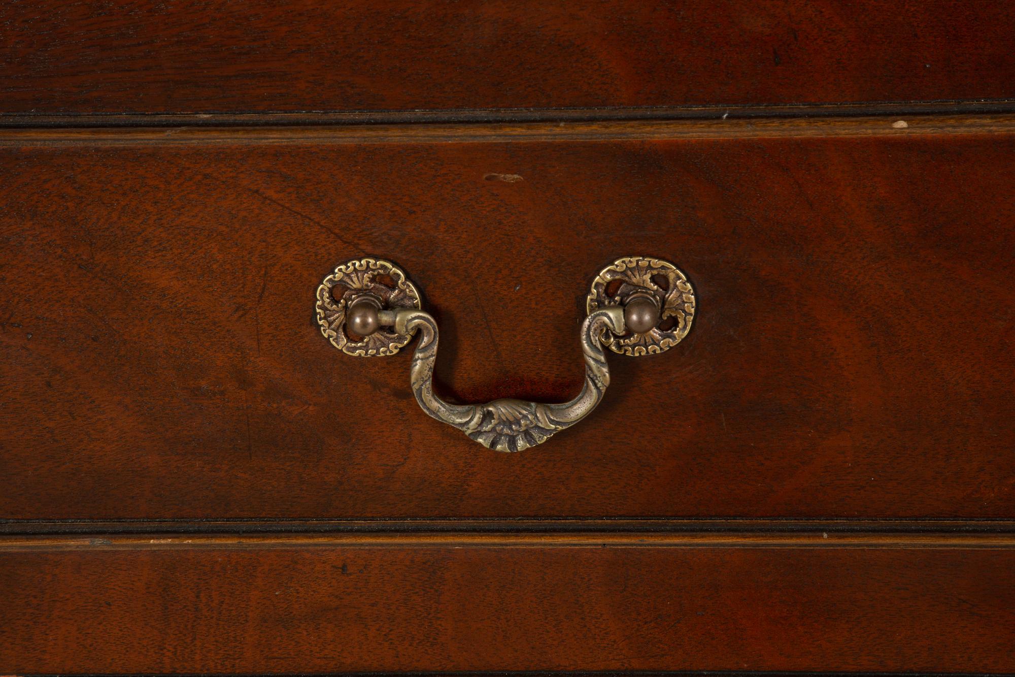 A Regency Style Mahogany Secretary Bookcase