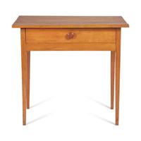 A Shaker One-Drawer Butternut Stand
