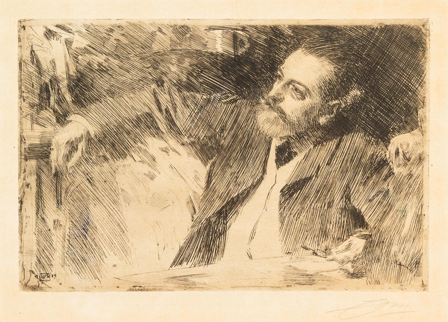 Anders Zorn, (Swedish, 1860-1920), Antonin Proust, 1889