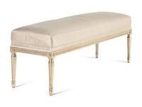 A Nancy Corzine Silvered Richelieu Bench