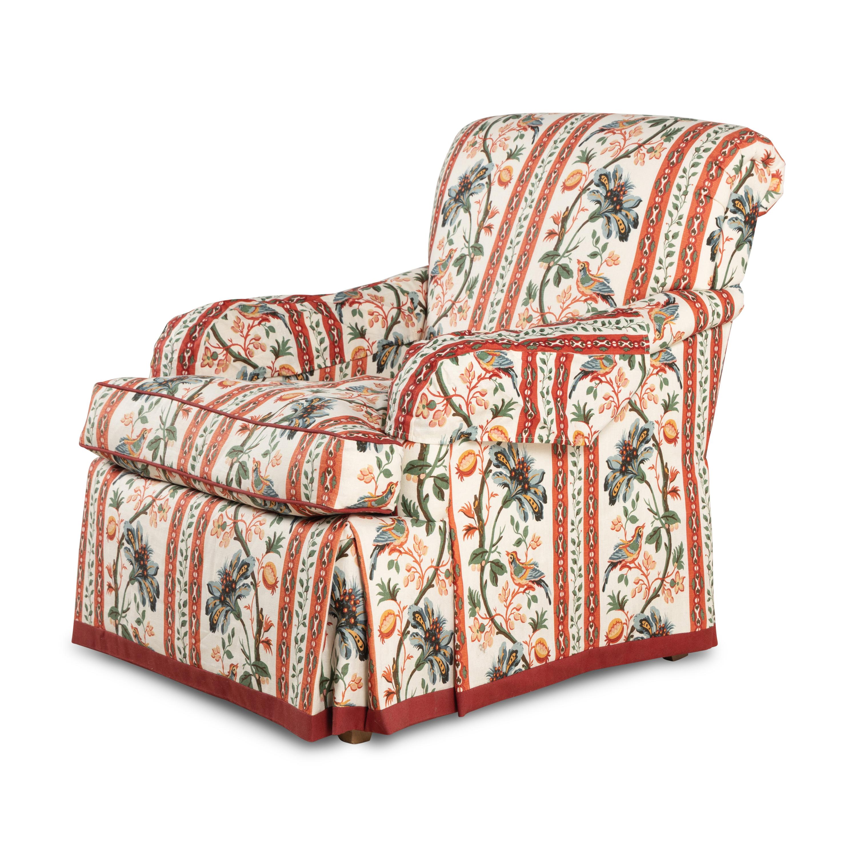 A Custom Upholstered Easy Chair