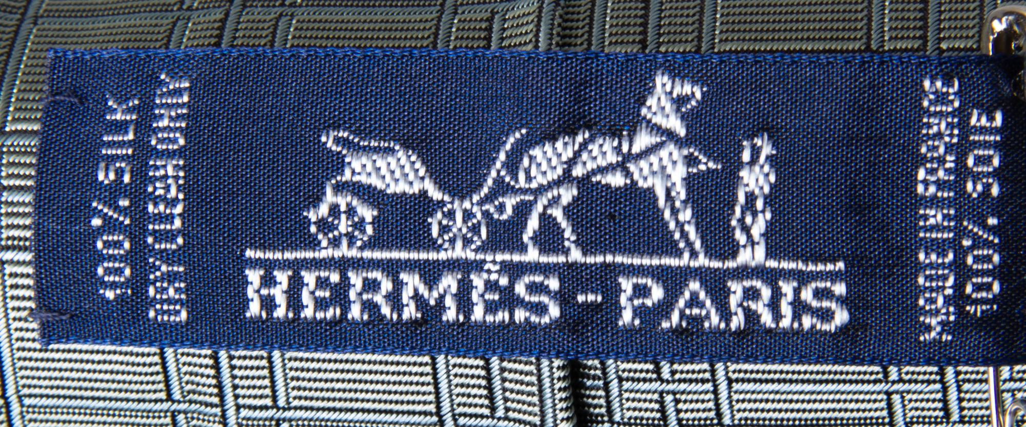 A Pair of Hermès Silk Ties,
