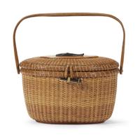 Nantucket basket pocket book Jose Formoso Reyes (1902-1980), Nantucket, MA, circa 1940s