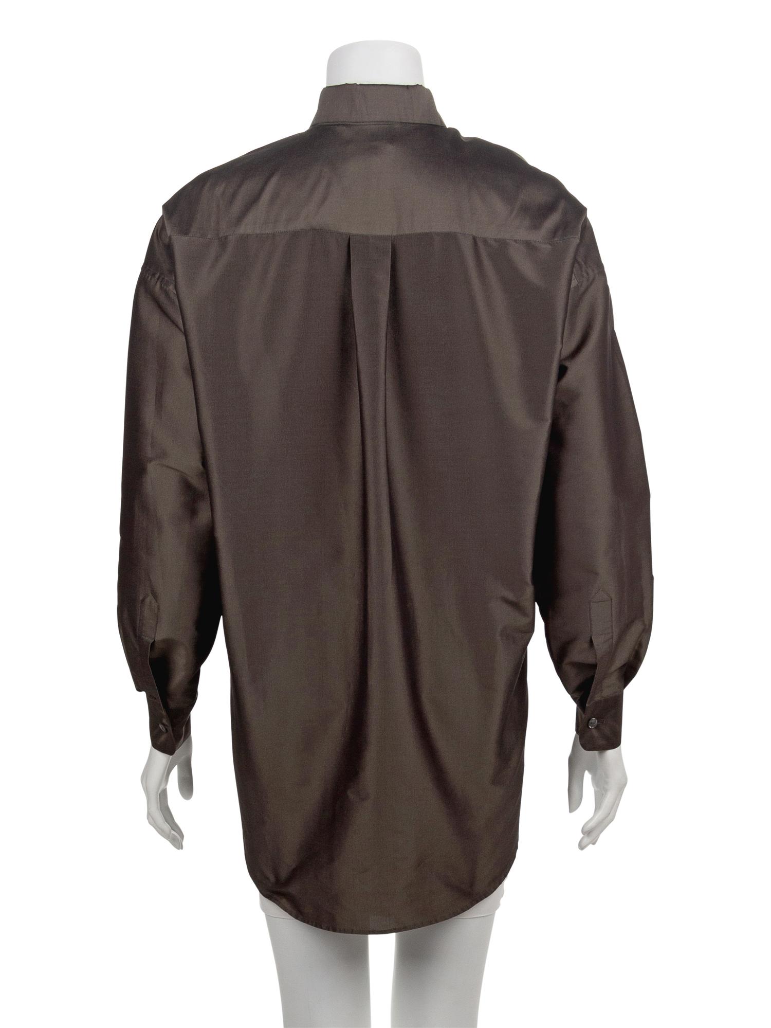 One Norman Kamali Blouse and One Romeo Gigli Blouse, 1980s-1990s