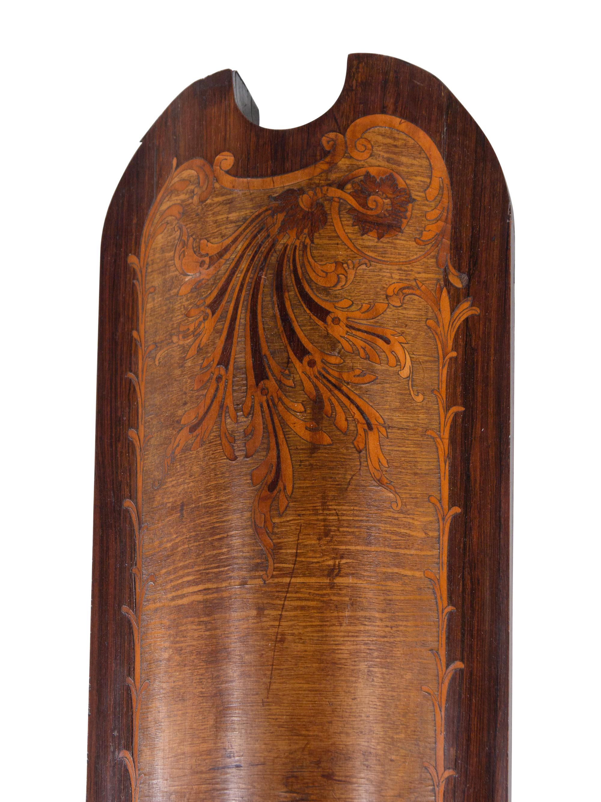 A Continental Marquetry and Lapis Lazuli Inlaid Wall Ornament