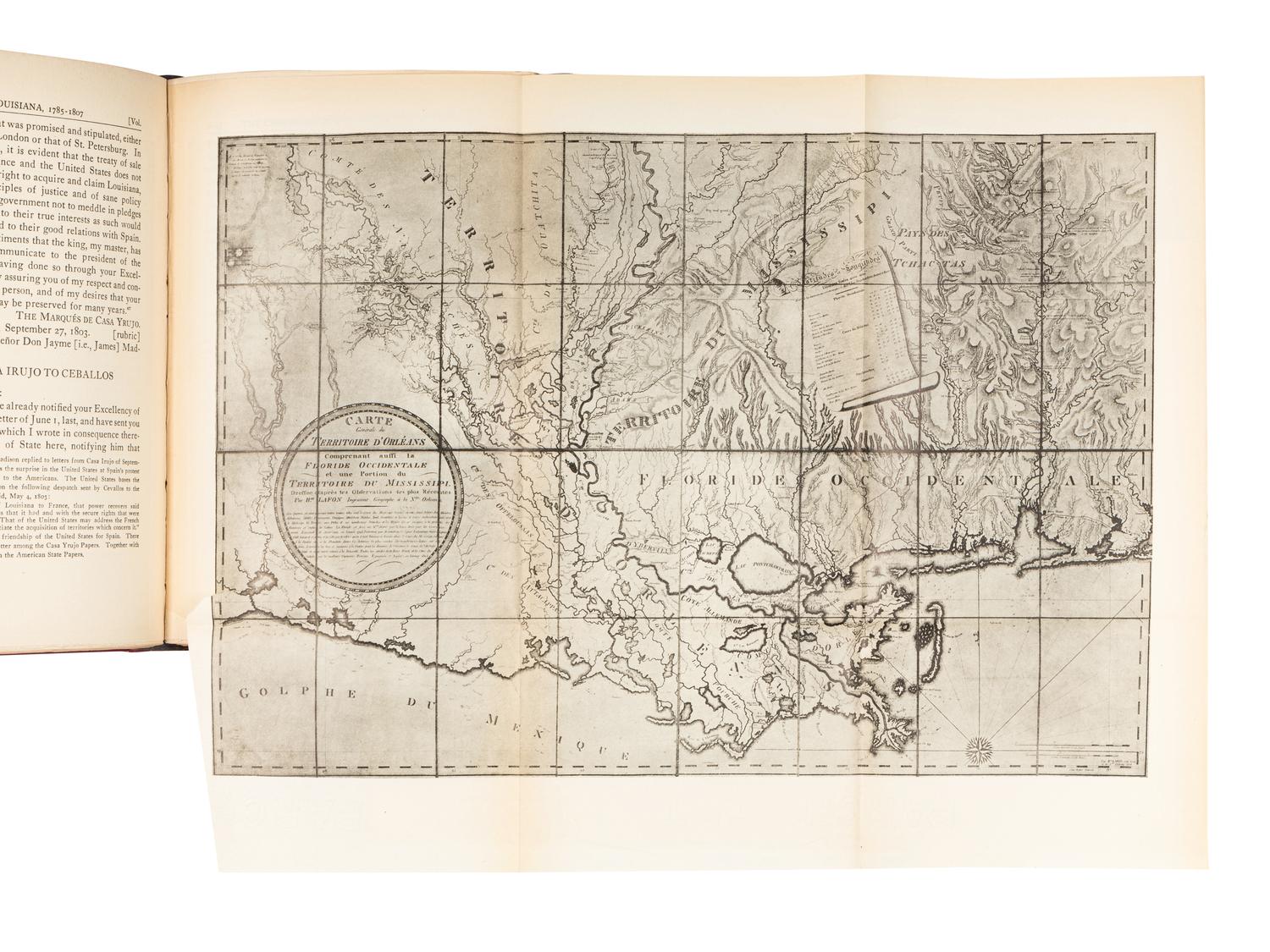 ROBERTSON, James Alexander (1873-1939). Louisiana Under the Rule of Spain, France and the United States, 1785-1807 . Cleveland: The Arthur H. Clark Company, 1911.