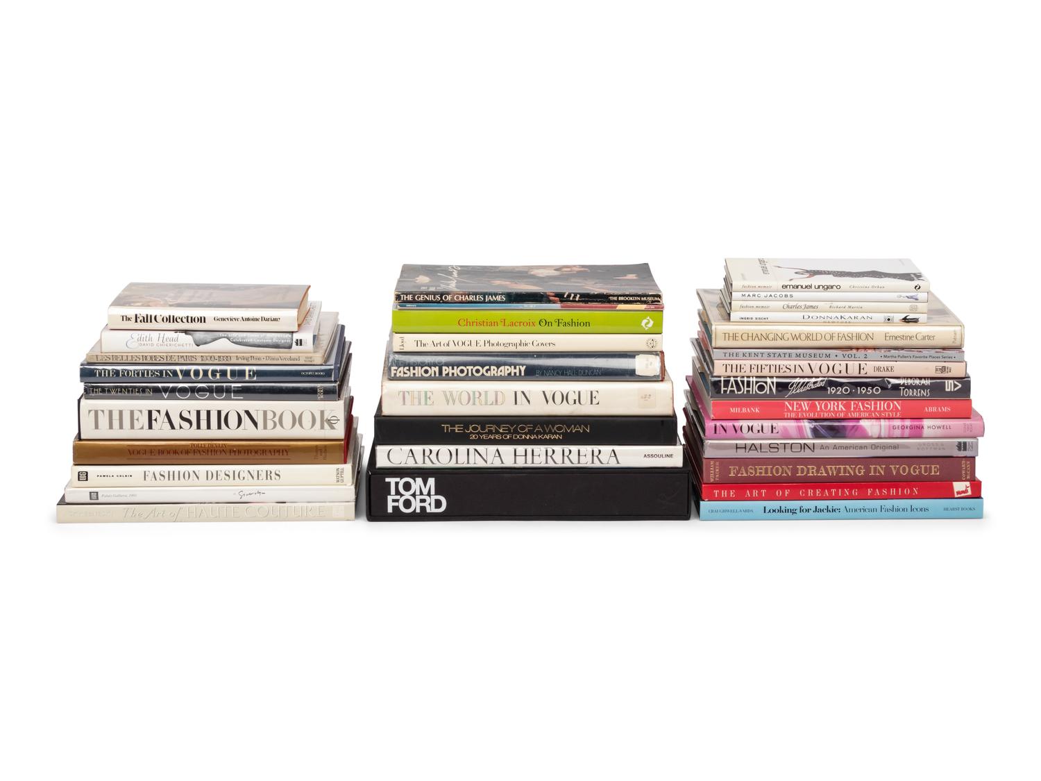Group of Fashion Reference Books