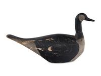 A Canada Goose Carved Wood Decoy