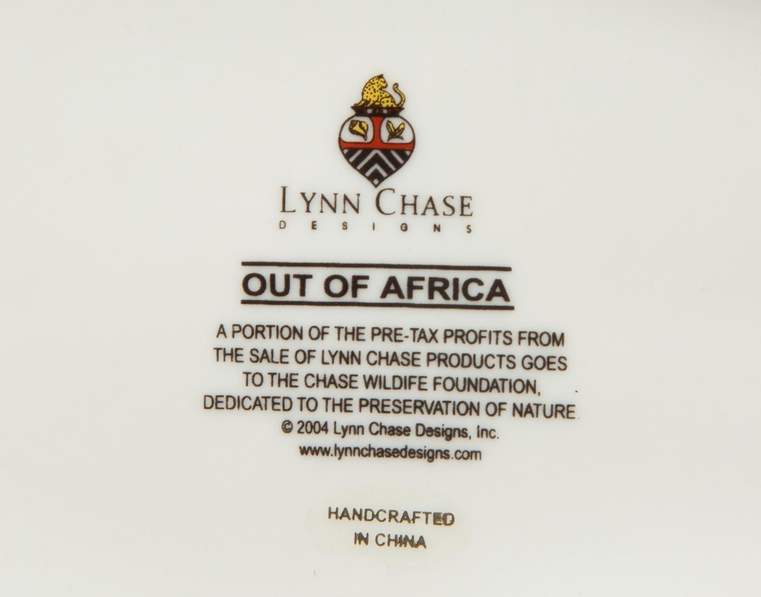 A Group of Lynn Chase Jungle Jubilee Tableware