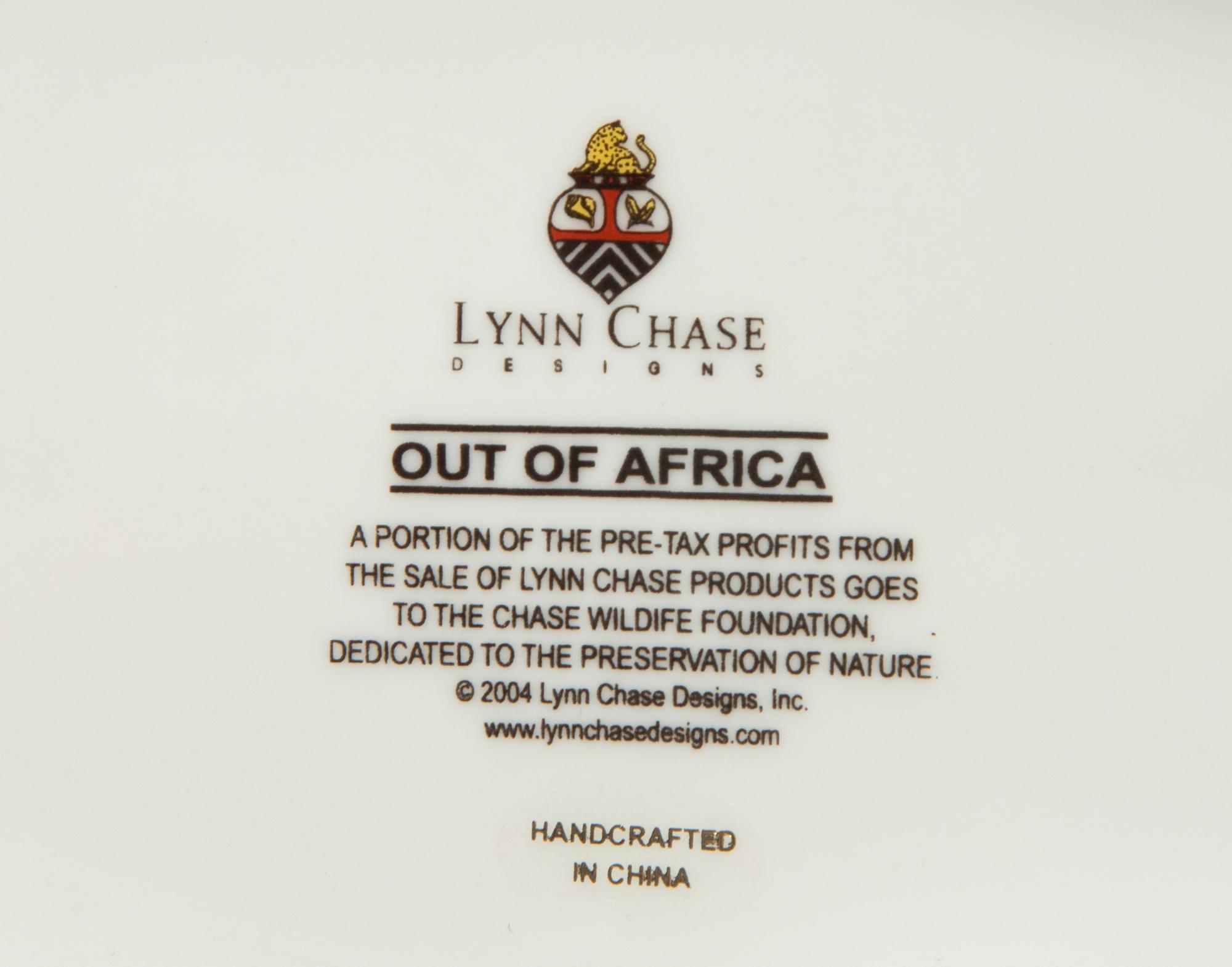 A Group of Lynn Chase Jungle Jubilee Tableware