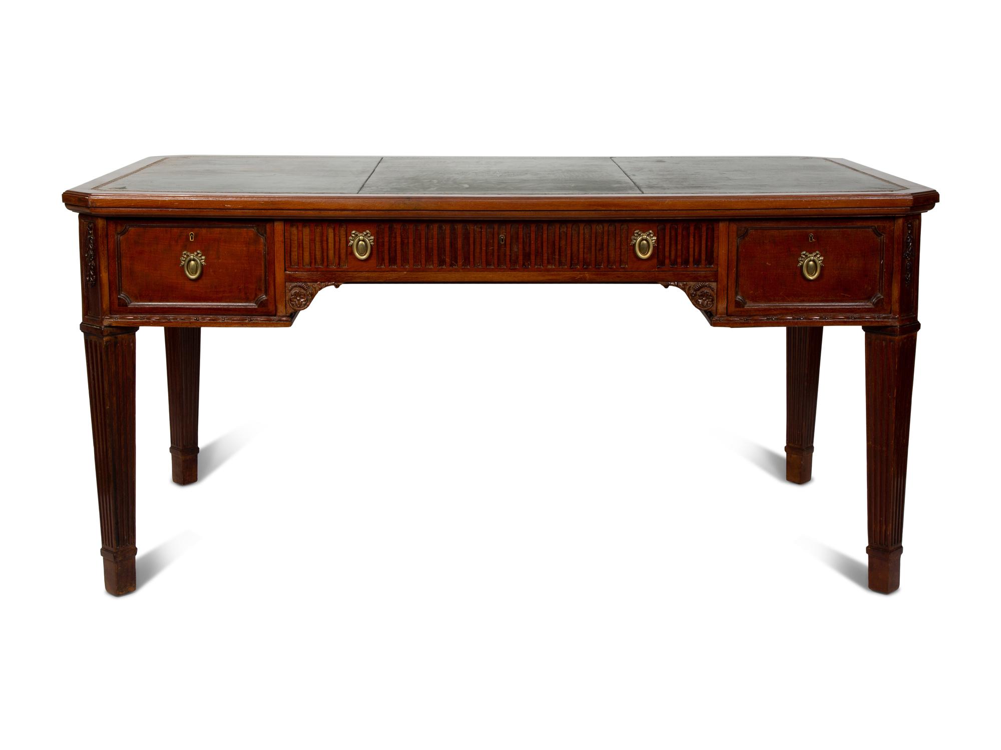 A Neoclassical Style Mahogany Writing Desk — EARLY 20TH CENTURY