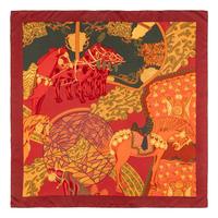 Hermès, Three Printed Silk Scarves
