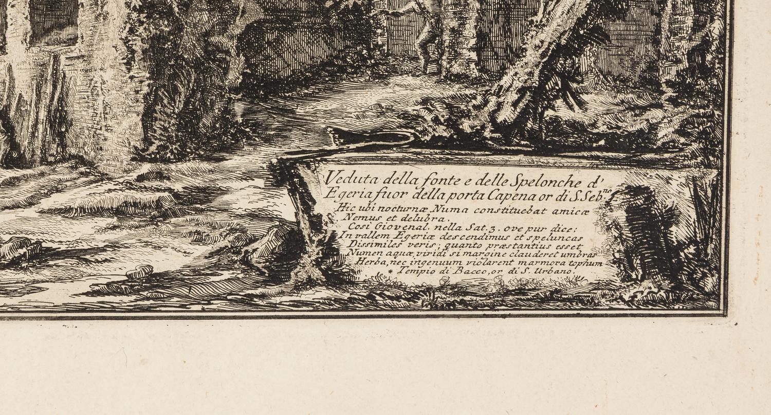 Six Piranesi Prints