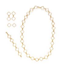 YELLOW GOLD JEWELRY SUITE