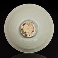 A Chinese Qingbai incised bowl 青白瓷刻花斗笠盞 Probably Song dynasty ??