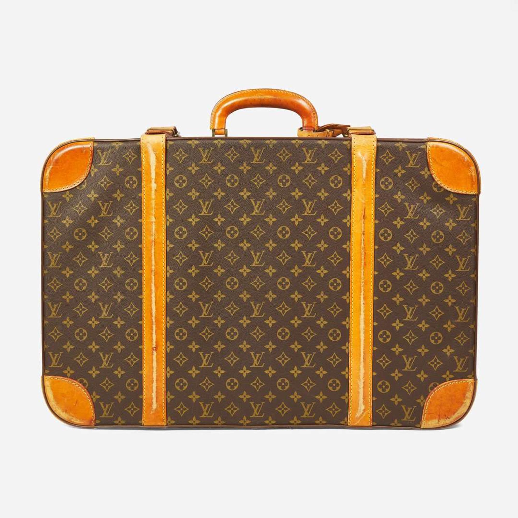 A Louis Vuitton Stratos Monogram Travel Suitcase c.1980