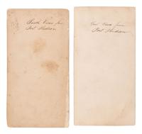 [CIVIL WAR]. Pair of stereoviews of Port Hudson, Louisiana, featuring earthworks and artillery.