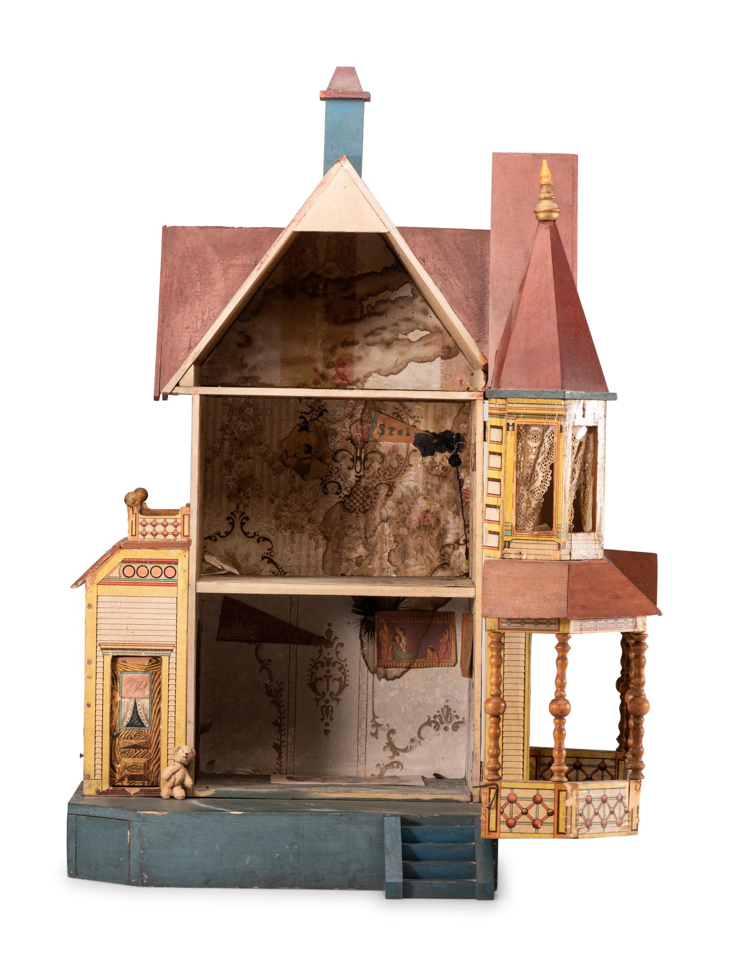 A Large R. Bliss Manufacturing Dollhouse