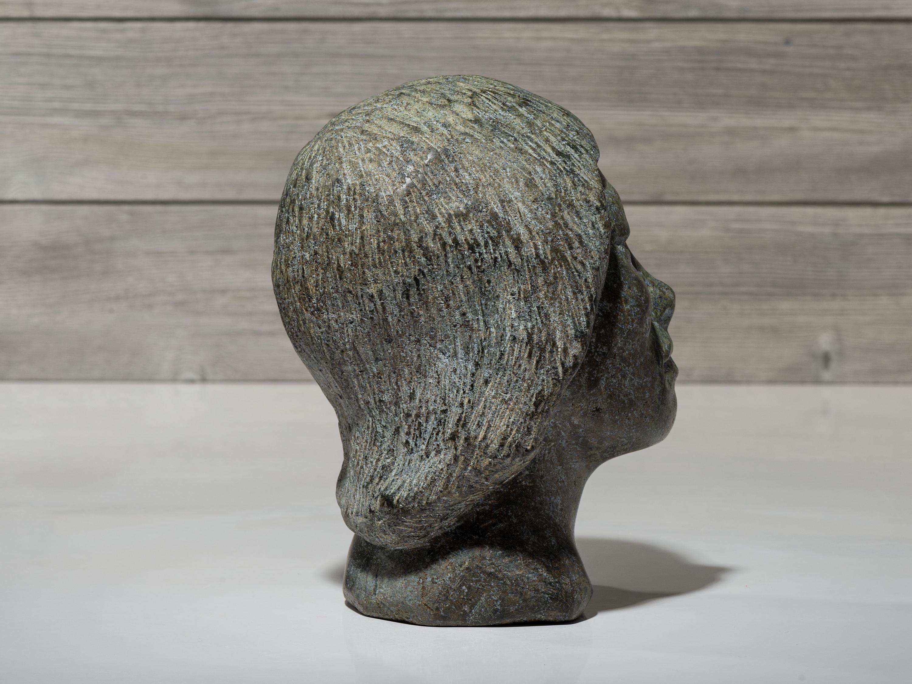 untitled, stone bust
