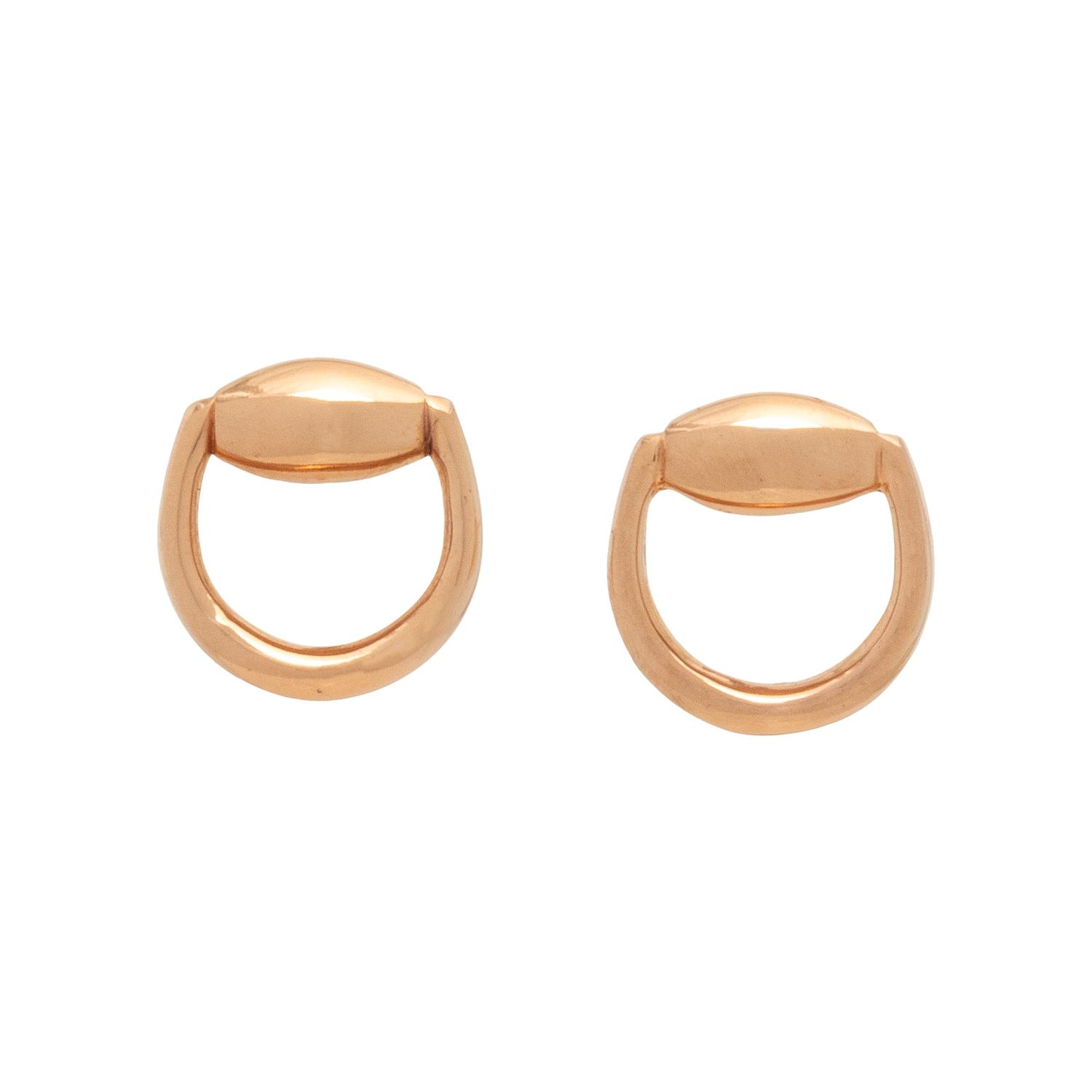 GUCCI, ROSE GOLD EARRINGS