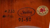 Two Stickley Cherry Side Tables and a Stickley Cherry Bookcase