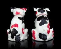 A Pair of Japanese Arita Figures of Puppies
