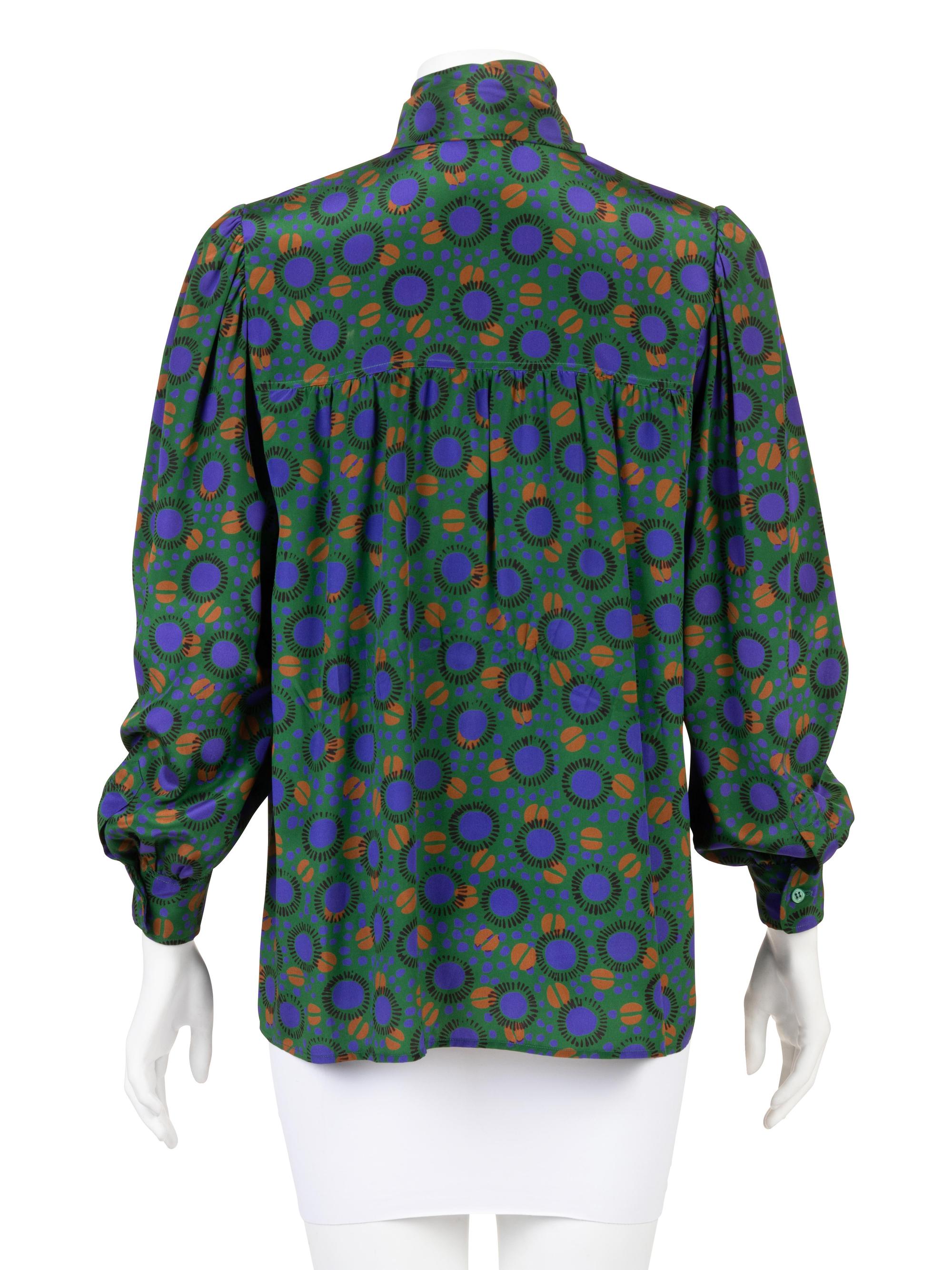 Three Yves Saint Laurent Blouses, 1980-90s