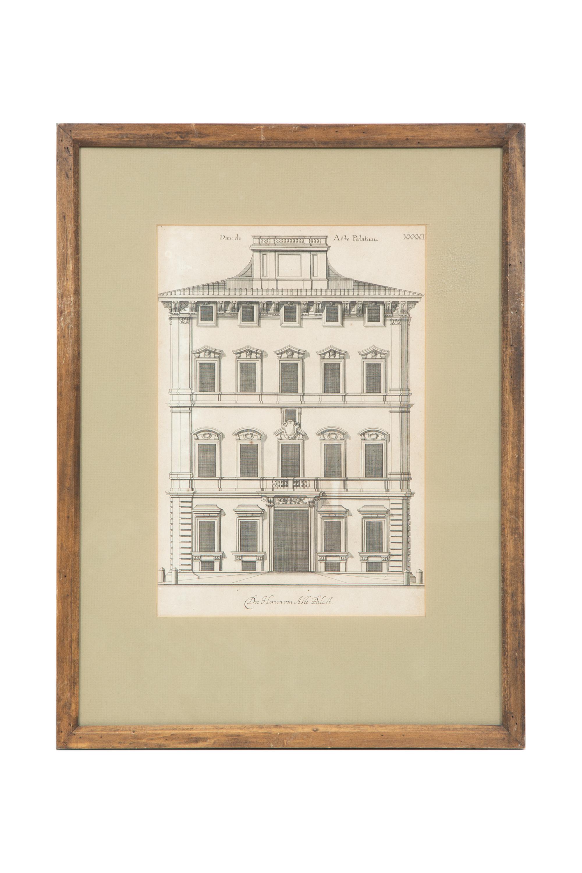 A Set of Four Framed Engravings