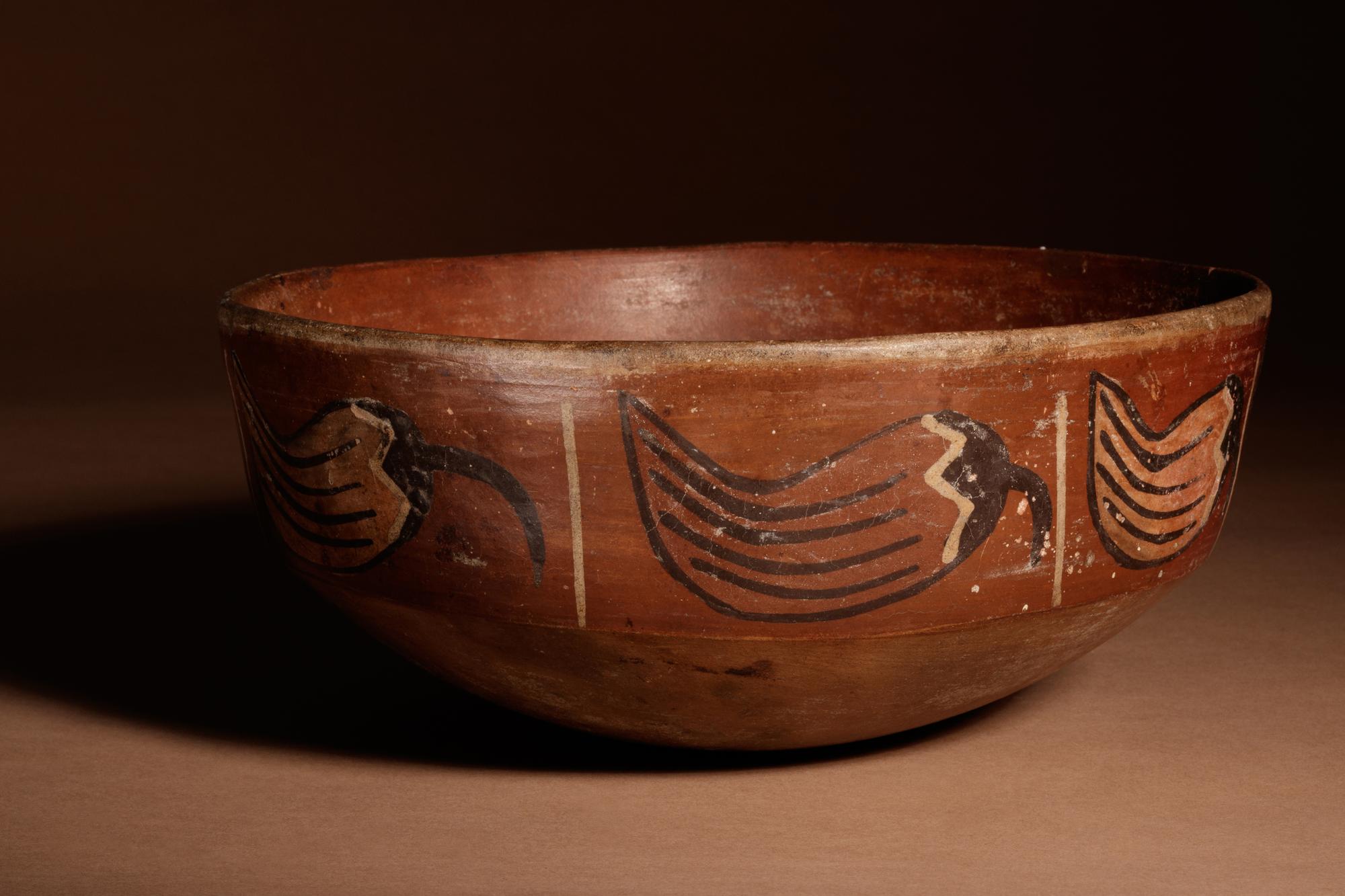 A Nazca Polychrome Terracotta Bowl