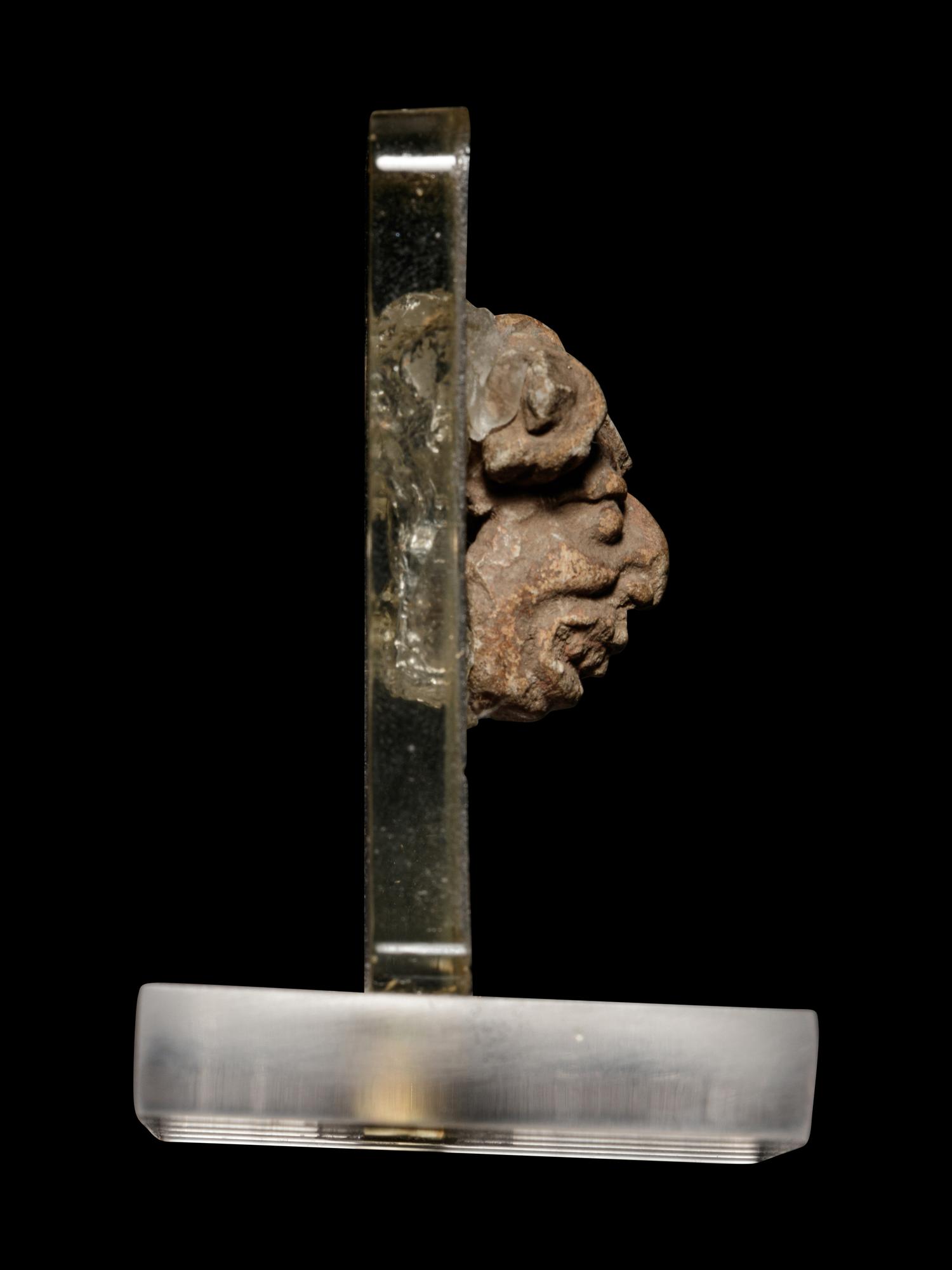 A Hellenistic Terracotta Head of a Grotesque