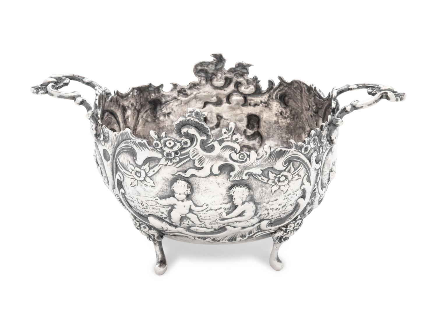 A Continental Silver Sugar Bowl