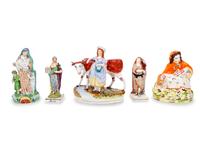 Five Staffordshire Figures — 18TH AND 19TH CENTURY
