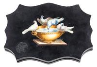 An Italian Micromosaic Paperweight Width 7 inches — 19TH/20TH CENTURY