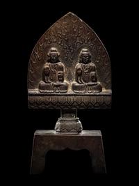 A Chinese Bronze Votive Figure of Buddha