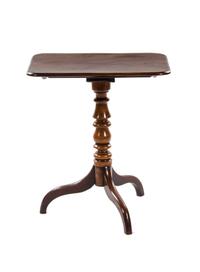 A George III Mahogany Candle Stand, Height 29 1/2 x width 25 1/4 x depth 20 inches.