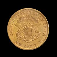 A United States 1856 Liberty Head $20 Gold Coin